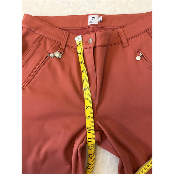 Daily Sports Born in Sweden Women’s Insulated Golf Pant Sz 10 Salmon Pockets - Picture 3 of 8